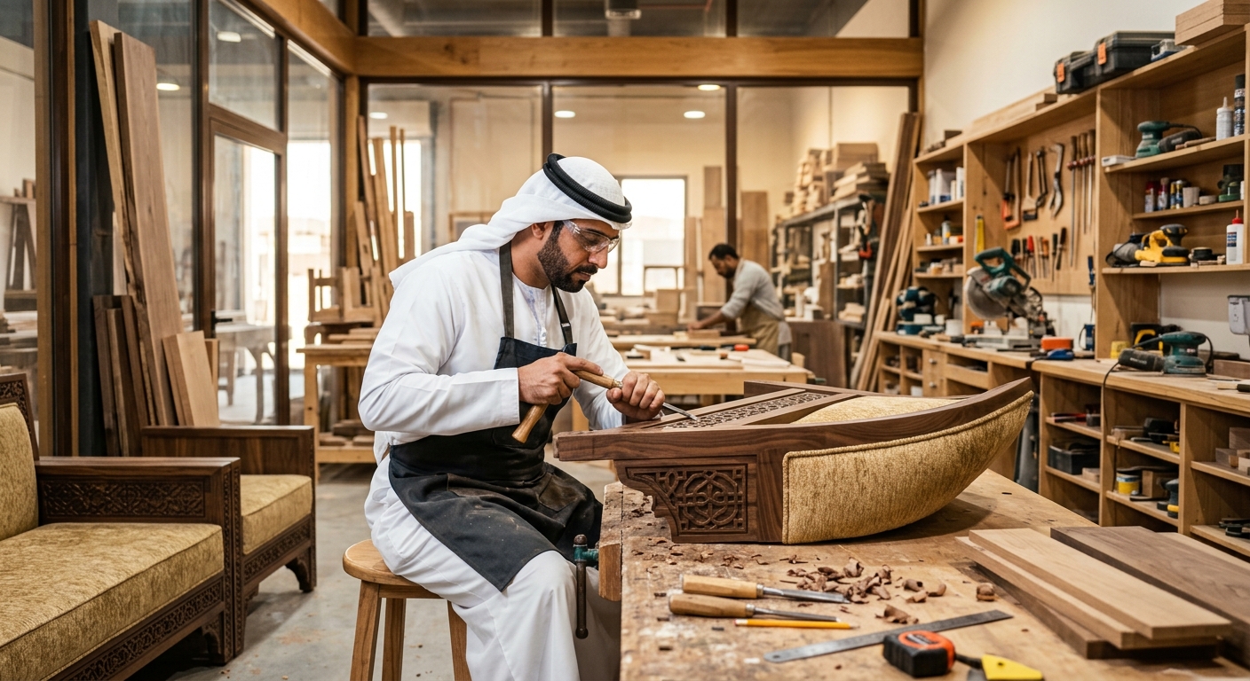 نجار محترف في عجمان
